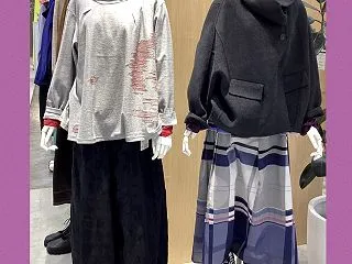 「緑井M2」重ねて楽しむコーデ