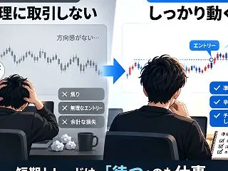 短期トレードは「待つ」のも仕事