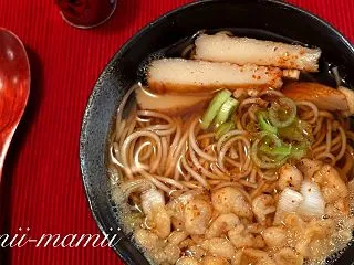 煮麺・稲庭狸饂飩