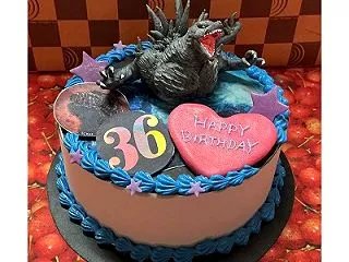 吠える姿が圧巻 ゴジラ-0.0ケーキ