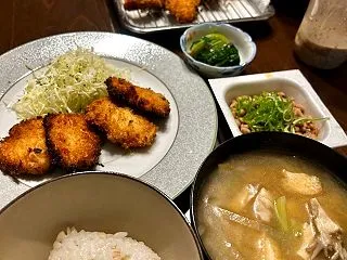 チキンカツとハムカツ