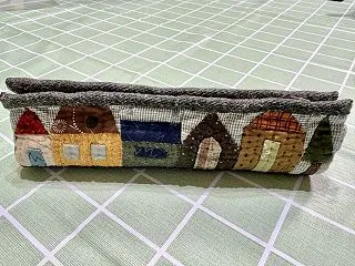 パッチワークのペンケース、出来ました！