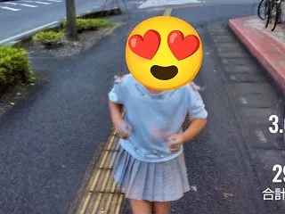 娘たちと持久走練習で一緒に走る