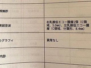 乳がん発覚まで① 人間ドック