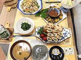 家でご飯