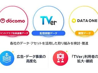 TVer・NTTドコモ・データ・ワンが広…