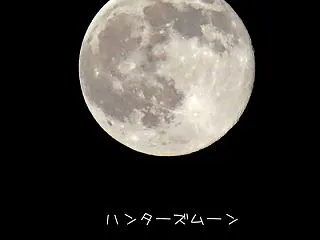 10月の満月・ハンターズムーンです・・・…