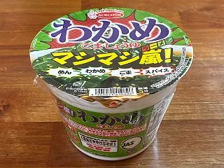 「マシマシ嵐！わかめラーメン ごま・しょ…