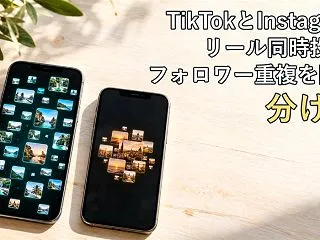 TikTokとInstagramリール同…