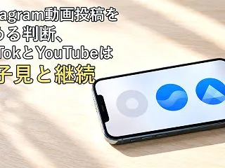 Instagram動画投稿をやめる判断、…
