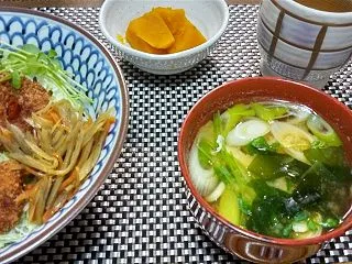 話題ない 晩御飯
