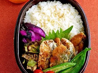 【今週のJUNA夫さん弁当】さばの竜田焼…