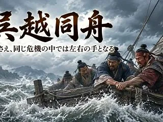 呉越同舟とは？敵同士も危機には助け合う―…