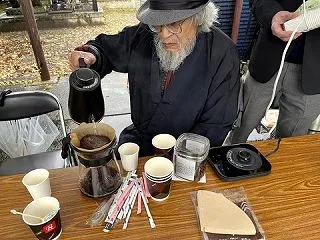 仙人コーヒーが人気だった最上稲荷大祭