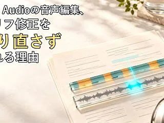 Fish Audioの音声編集、セリフ修…