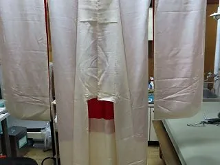 掛下袷 洗い張り 正絹素材