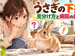 うさぎの下痢｜盲腸便・軟便との見分け方と…