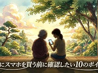 親にスマホを買う前に確認したい10のポイ…