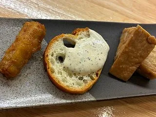ダンケ エビフライのミルフィール仕立て