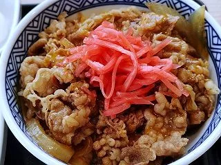 お店で牛丼、定番の味（吉野家 286号西…