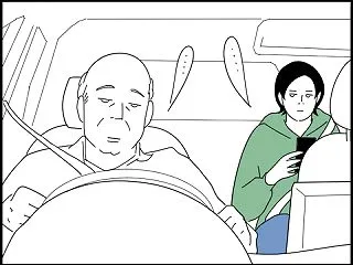 ◎質問の多いタクシー運転手◎