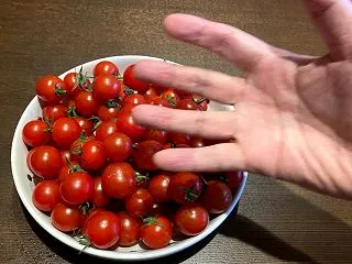ミニトマト！！ブロッコリー(笑