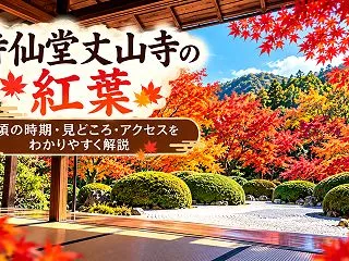 詩仙堂丈山寺の紅葉はいつが見頃？庭園の見…