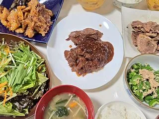 お肉たっぷりおうちごはん♪
