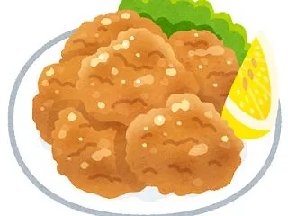 【マジ爆盛】からあげ定食食べに来たわww…