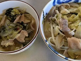 「牛もつ うどん」 食べたい物を食べたい…