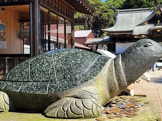金運を招く亀さんと、兄弟磯前神社への感謝…