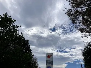 雲とクモ