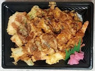 ミニストップ「海老と野菜の天重（大麦入り…
