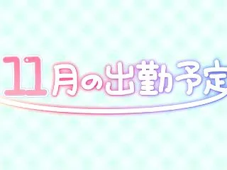 11月の出勤予定
