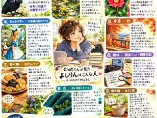 今日のお遊び『あなたの印象９つ』