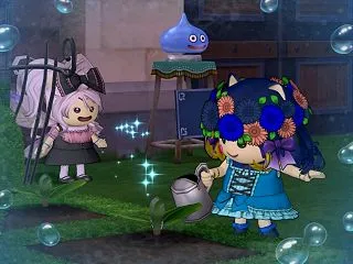 【ドラクエ10】水やりのエフェクト表示
