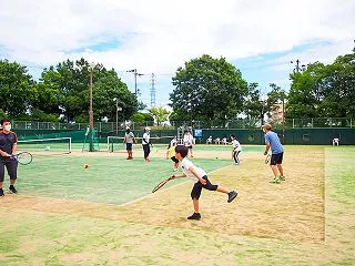 ITCテニススクールで「秋のなかよし親子…