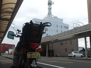 旧国道136号探検/燃費＠スーパーカブC…