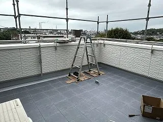 宇部市 外構リフォーム ♪ バルコニーの…