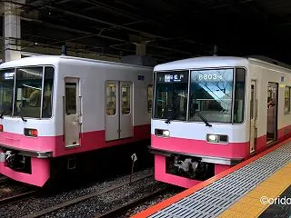 白とピンクと0キロポストと