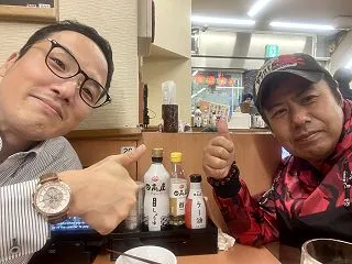 日高屋二人飲み