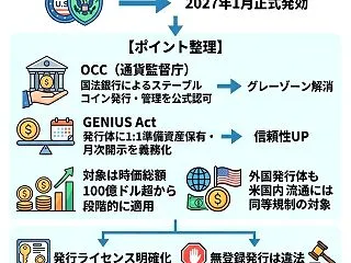 GENIUS Actで、2027年1月か…
