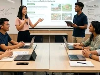 シンガポールの大学の大きな壁