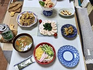 家でご飯