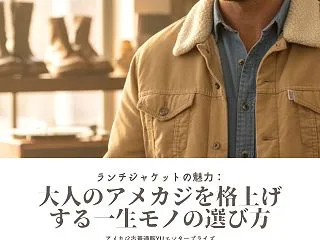 ランチジャケットの魅力：大人のアメカジを…