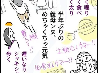 【2026秋の義実家帰省】義母、免疫力ア…