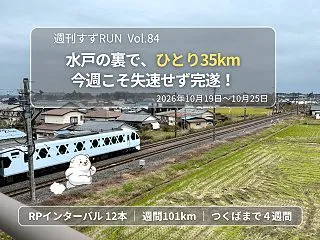 【週刊すずRUN Vol.84】水戸の裏…