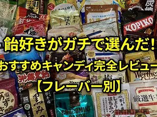 【完全主観】飴好きの私が食して選んだ！お…
