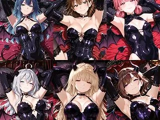 【生成AI画像】「サキュバス四態」黒川あ…