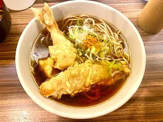 立ち食い蕎麦 酒処 稜（綾瀬）ふぐ天そば…